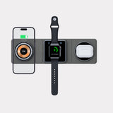 3 IN 1 Magnetic Folding Wireless Charger Station For IPhone
