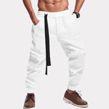 Men's Casual Pants Solid Waffle