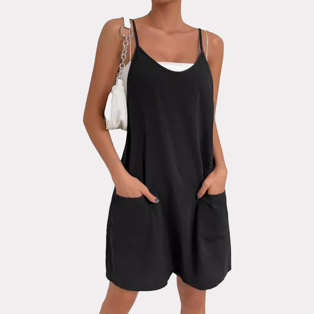 Jumpsuit Fashion Clothing Lace Pockets