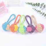 Interactive Cotton Rope Mini Dog Toys Ball For Dogs Accessories Toothbrush Chew Puppy Toy For Large Small Dogs Toy Pet Dog Toy