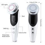 7-in-1 Facial Massager EMS Micro-current Color Light Vibration