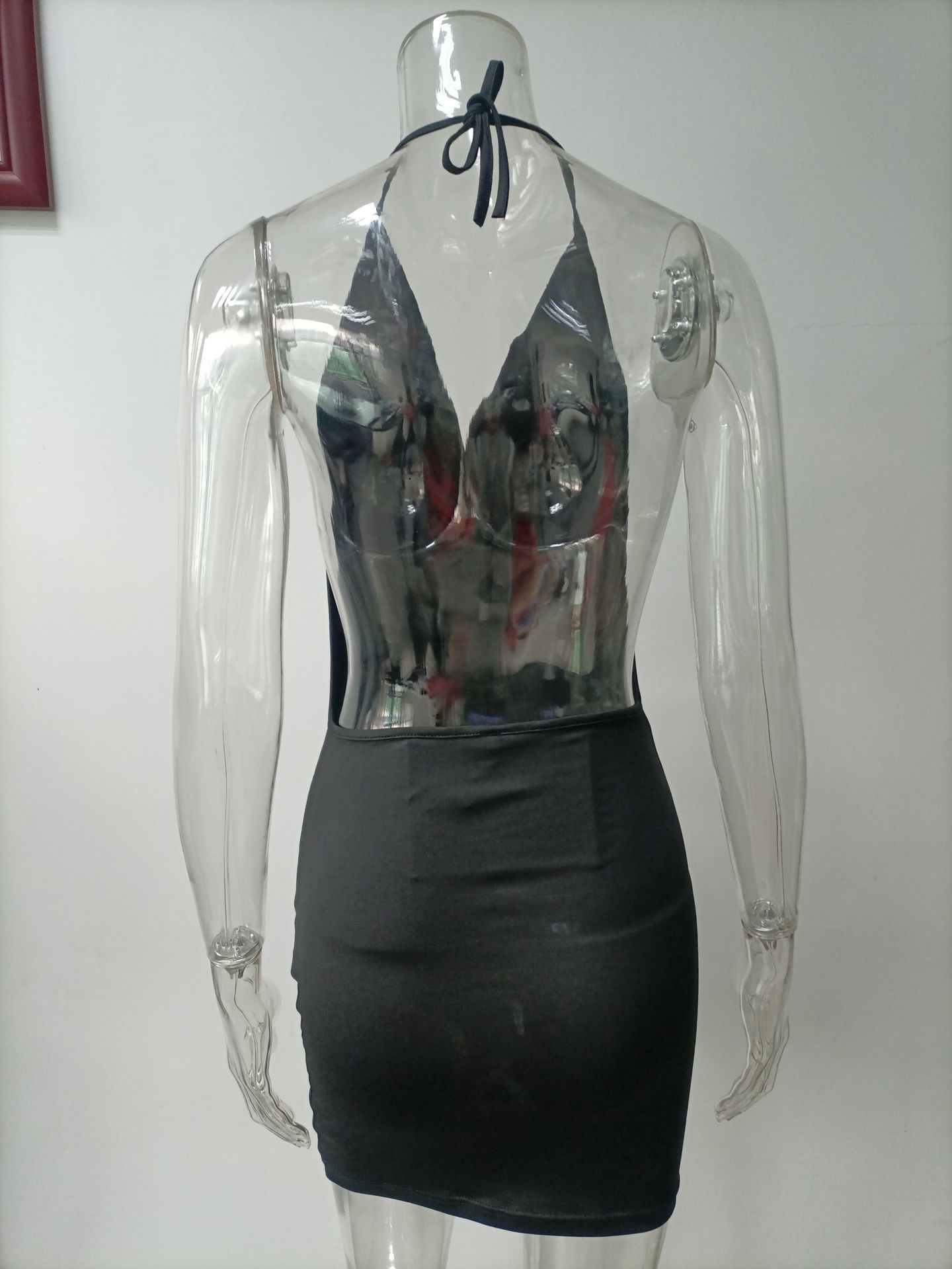 Summer Deep V-neck Dress Temperament Sling