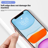 White Tempered Glass All-inclusive Drop-resistant Phone Case