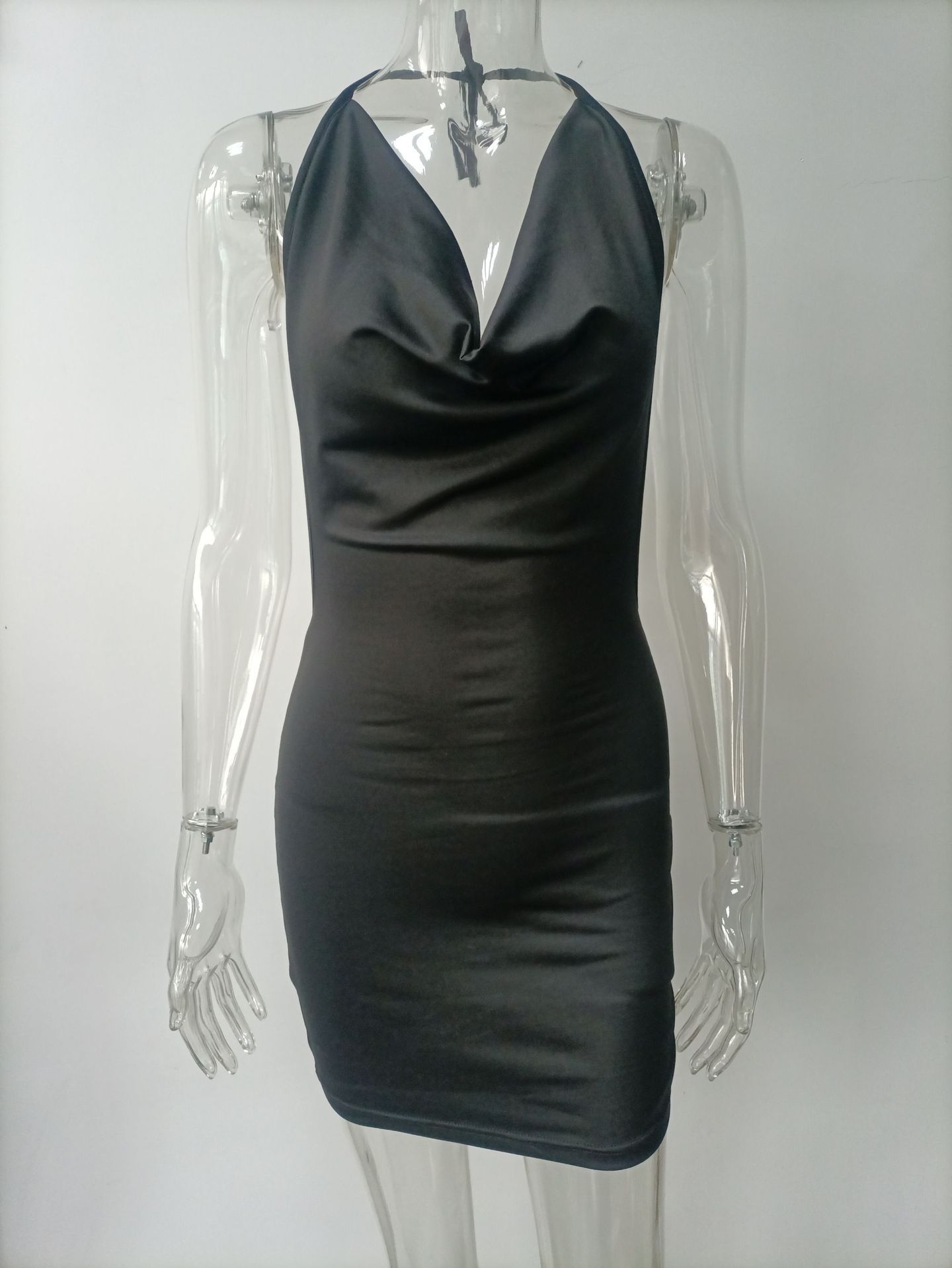 Summer Deep V-neck Dress Temperament Sling