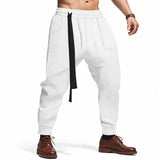 Men's Casual Pants Solid Waffle