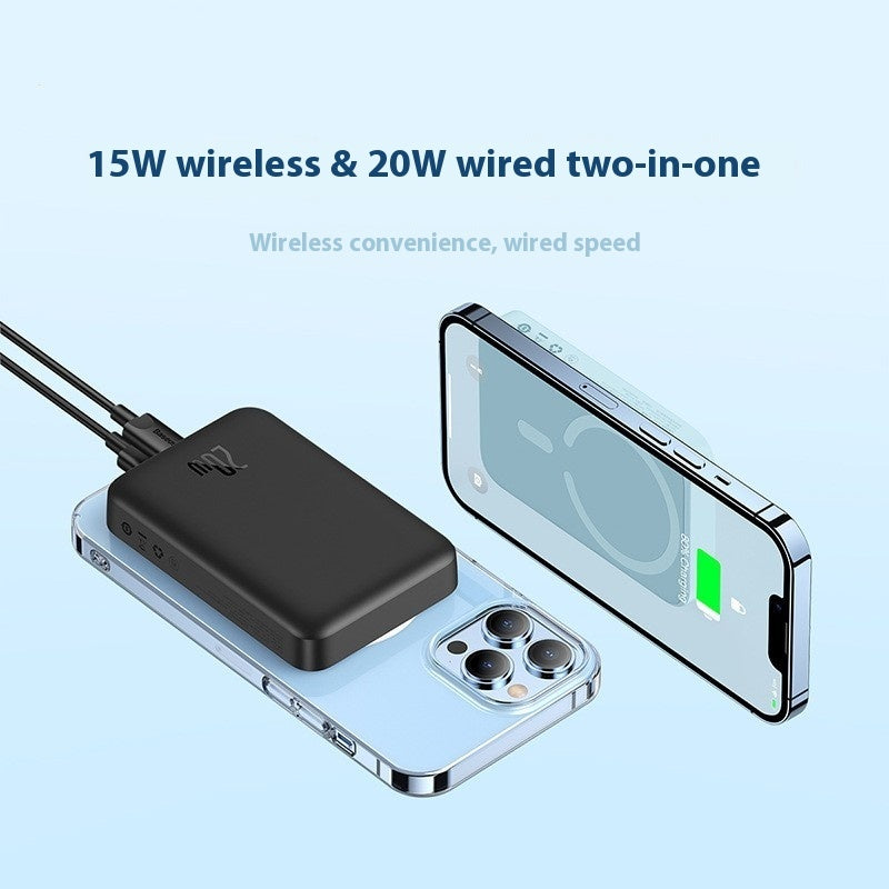 Magnetic Mini Wireless Fast Charging Mobile