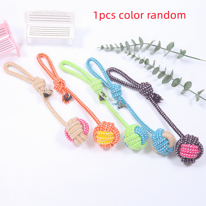 Interactive Cotton Rope Mini Dog Toys Ball For Dogs Accessories Toothbrush Chew Puppy Toy For Large Small Dogs Toy Pet Dog Toy