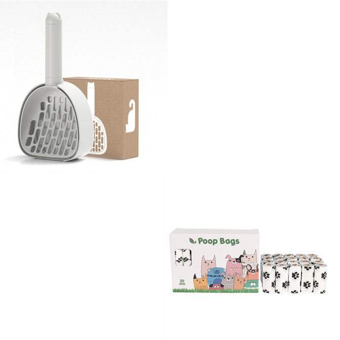 Cats Poop Scoop With Base Pets Cleanning Tool